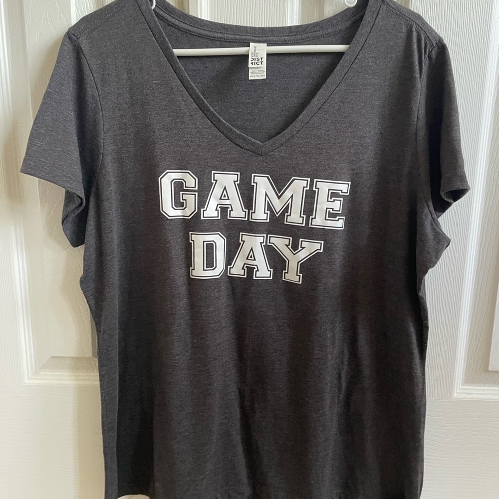 Game Day V-Neck T-Shirt  & Maroon Baseball Mom tshirt